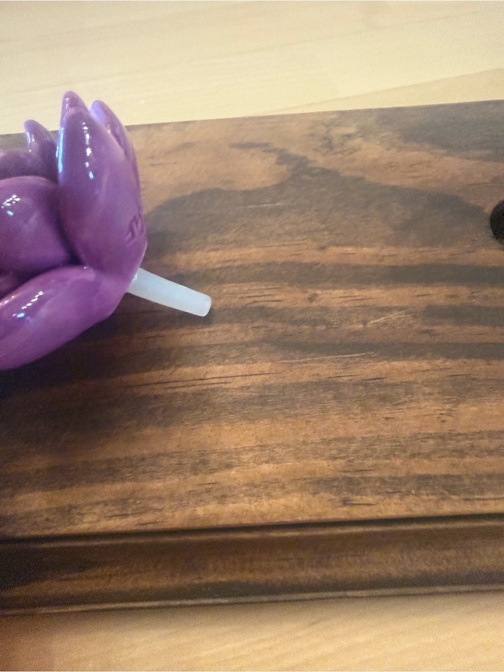 Nora Fleming mini purple succulent - Picture 3 of 4